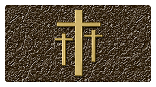 538 DSC700 517 BZ GL  3 Crosses Bronze Gold